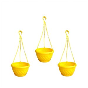 Yoidentity Hanging Pot Yellow Set of 3